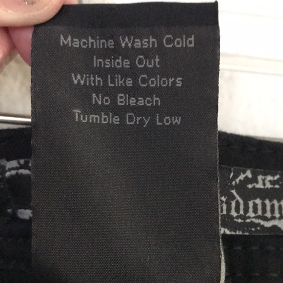 SOURCE OF WISDOM SKINNY JEANS VERY SOFT SIZE 16 BLACK NWOT EXCELLENT CONDITION - Picture 4 of 8
